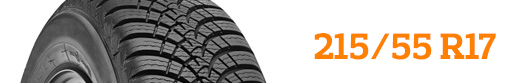 Pneumatici invernali 215/55 R17